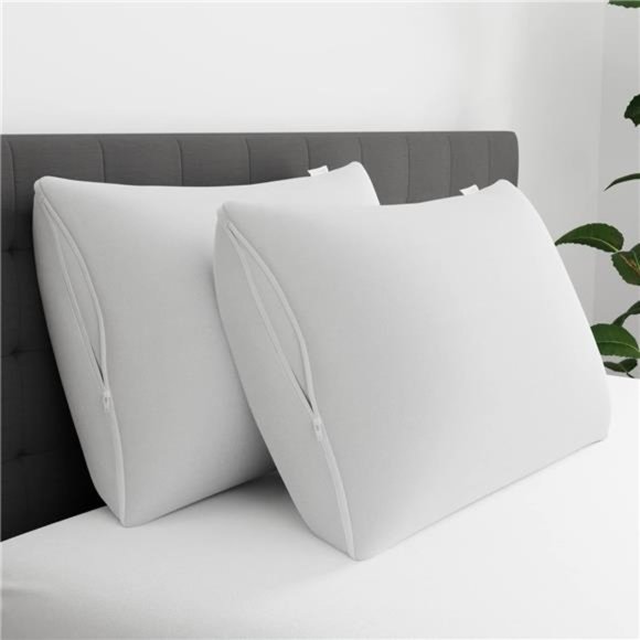 Moisture Wicking, Allergy Protection - Set of 4 Standard/Queen Pillow Protectors - Picture 1 of 6